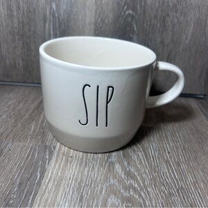 NWOT Rae Dunn SIP Mug – Artisan Collection by Magenta, White Ceramic Coffee Cup